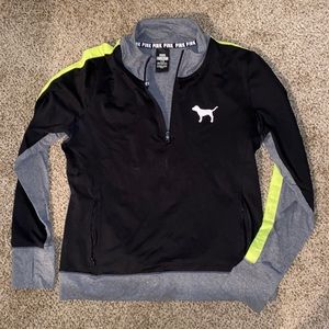 Pink Victoria’s Secret 3/4 Zip Up